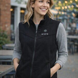 ORORO Women's Fleece Heated Vest NO BATTERY  Size Large